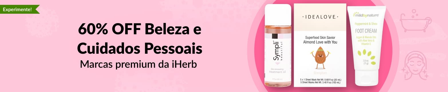 60% OFF BELEZA E CUIDADOS