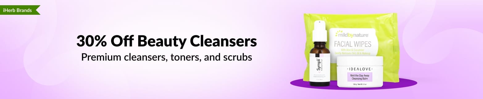 30% OFF BEAUTY CLEANSERS