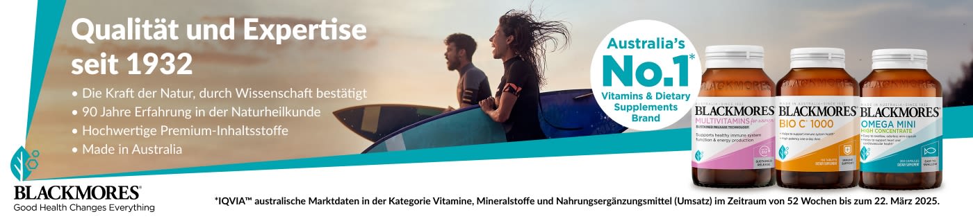 Nahrungsergänzungsmittel von Blackmores.