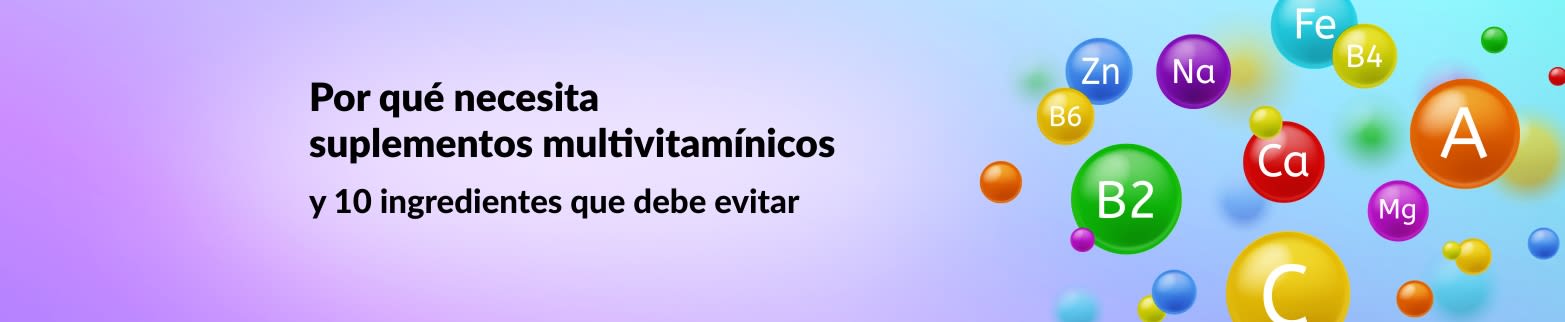 Más información sobre multivitamínicos