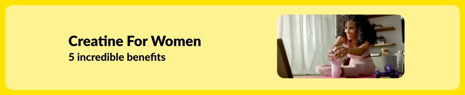 Creatine for women highlighting five incredible health and fitness benefits.