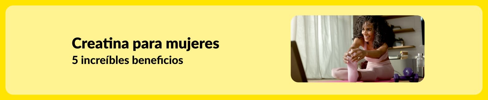 Creatina para mujeres: cinco increíbles beneficios de salud y fitness.