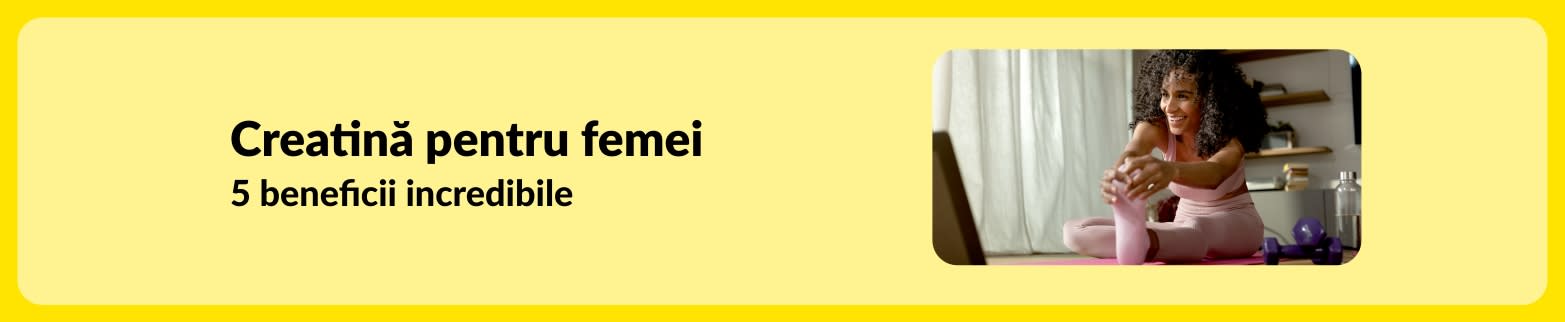 Creatină pentru femei și cinci beneficii incredibile pentru sănătate și condiția fizică.