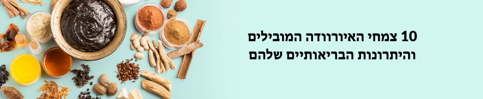 מידע נוסף על 10 צמחי האיורוודה המובילים