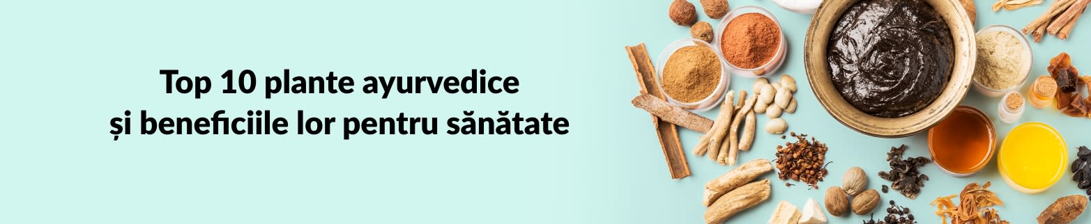 DESCOPERIȚI TOP 10 PLANTE AYURVEDICE