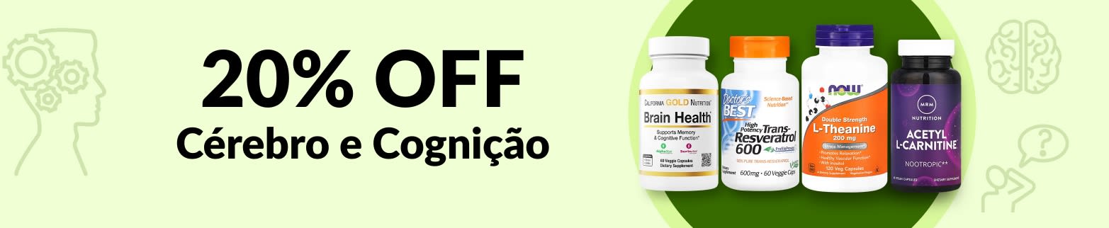 20% OFF CÉREBRO E COGNIÇÃO