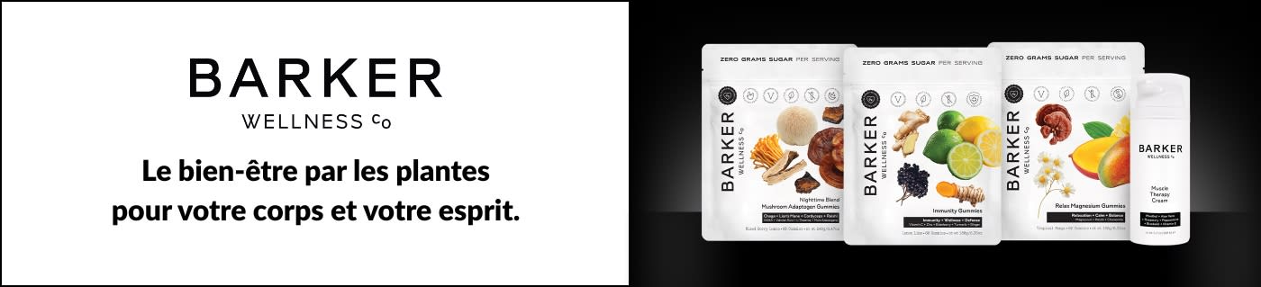 Achetez des produits comme les gommes adaptogènes aux champignons, les gommes au magnésium, et plus encore de Barker Wellness.