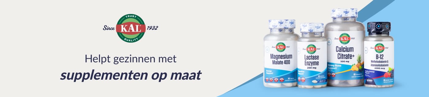 KAL Vitamins Helpt gezinnen met supplementen op maat™