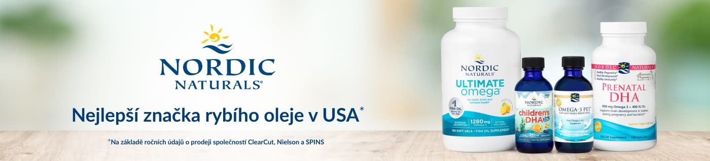 Nordic Naturals® Nejlepší značka rybího oleje v USA*
