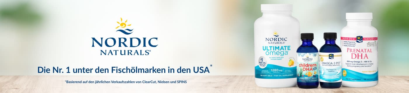 Nordic Naturals® Die Nr. 1 unter den Fischölmarken in den USA*