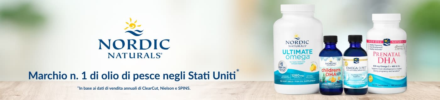Nordic Naturals® Marchio n. 1 di olio di pesce negli Stati Uniti*