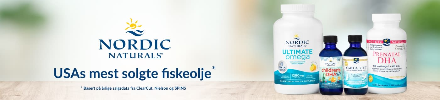 Nordic Naturals® det ledende fiskeoljemerket i USA*