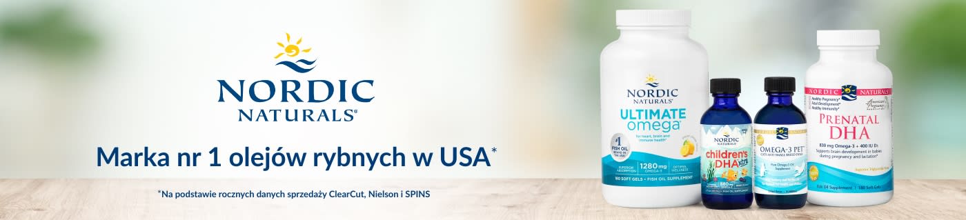 Nordic Naturals® Marka nr 1 olejów rybnych w USA*