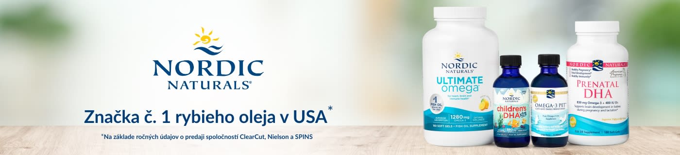 Nordic Naturals® Značka č. 1 rybieho oleja v USA*