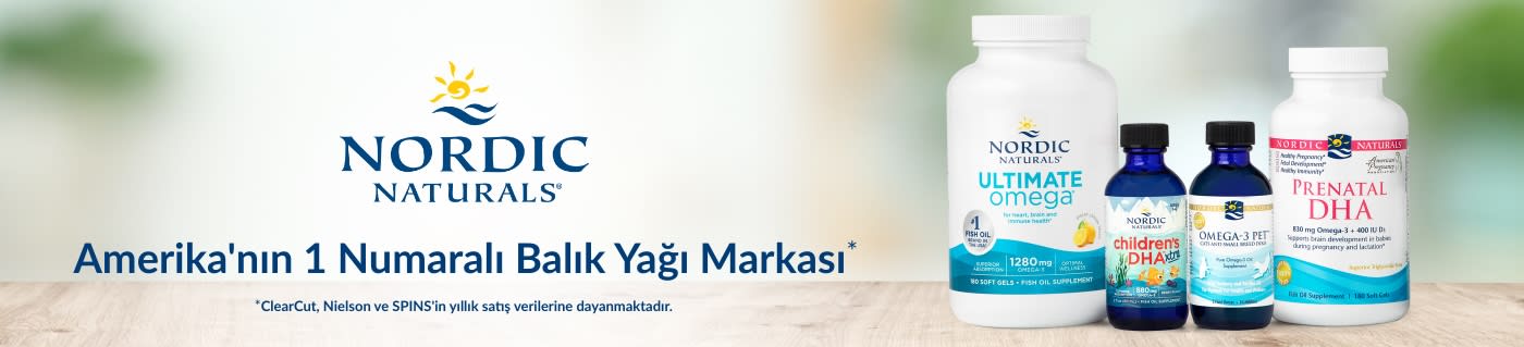 Nordic Naturals® Amerika'nın 1 Numaralı Balık Yağı Markası*