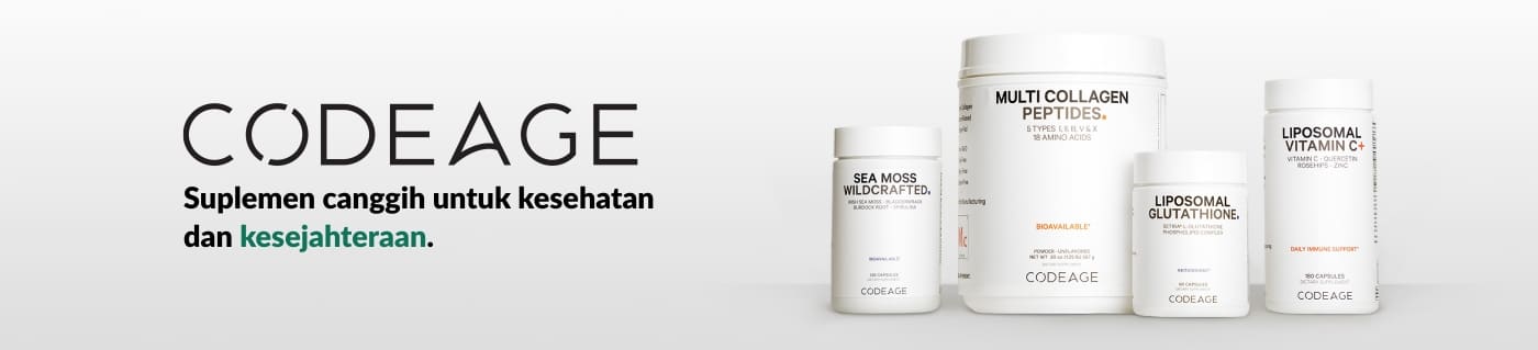 Codeage Suplemen canggih untuk kesehatan dan kesejahteraan.