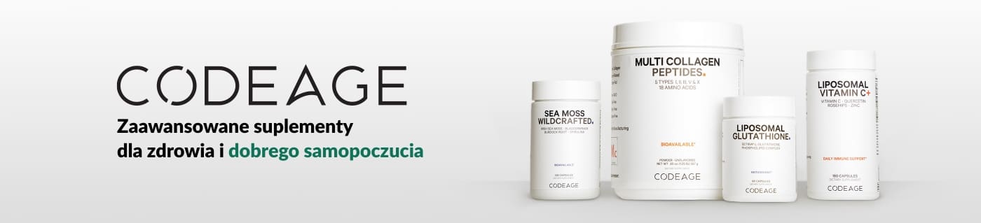 Zaawansowane suplementy Codeage dla zdrowia i dobrego samopoczucia.