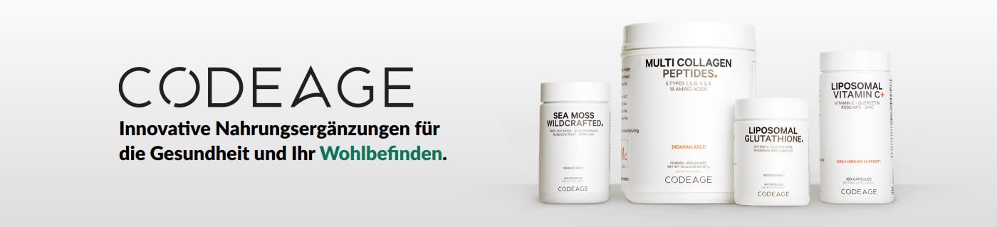 Codeage Innovative Nahrungsergänzungen für Gesundheit und Wohlbefinden.