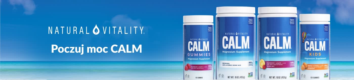 Kup suplementy magnezowe Natural Vitality CALM.