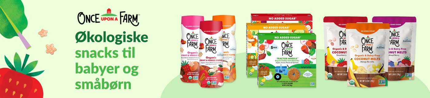 Once Upon a Farm. Økologiske snacks til babyer og småbørn