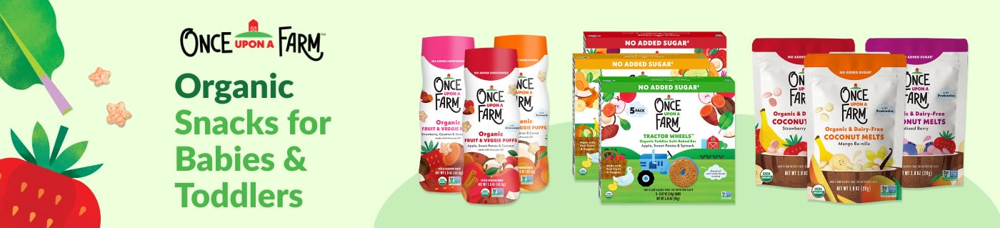 Once Upon a Farm. Organic Snacks for Babies & Toddlers