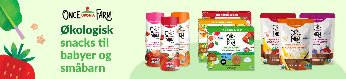 Once Upon a Farm: økologisk snacks til babyer og småbarn
