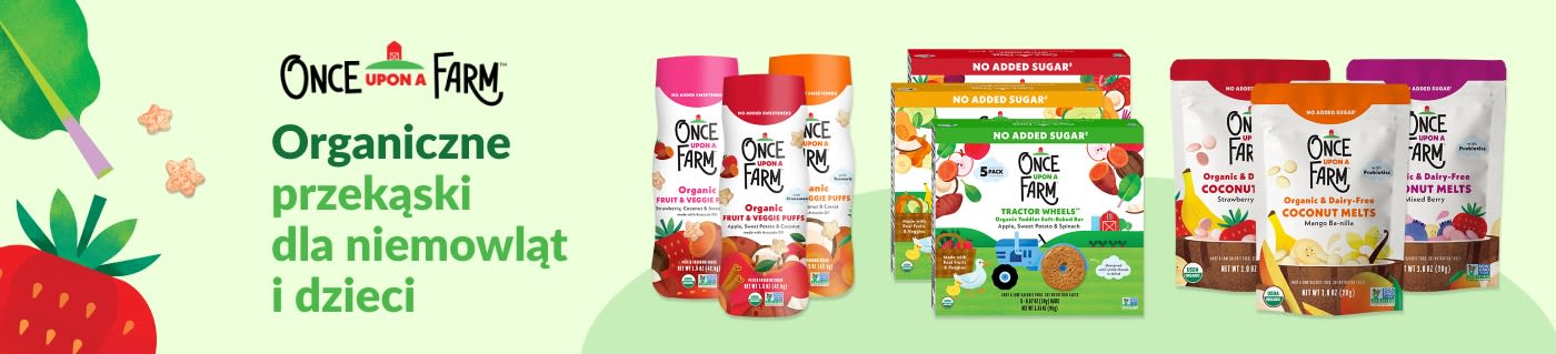 Once Upon a Farm. Organiczne przekąski dla niemowląt i dzieci