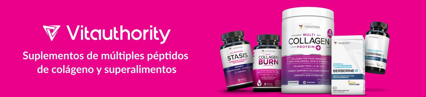 Vitauthority - Suplementos de múltiples péptidos de colágeno y superalimentos