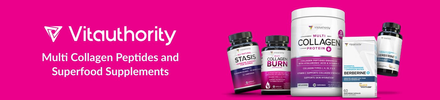 Vitauthority - Multi Collagen Peptides and Superfood Supplements