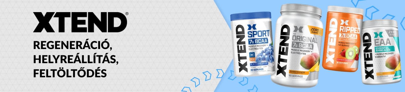 Vásároljon XTEND Sport, Original, Ripped és EAA étrend-kiegészítőket az izmok regenerálódásáért, helyreállításáért és jobb teljesítményéért.