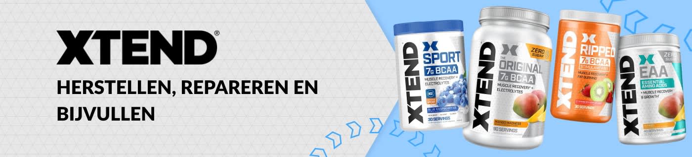 Koop XTEND Sport-, Original-, Ripped- en EAA-supplementen voor spierherstel, -reparatie en -prestaties.
