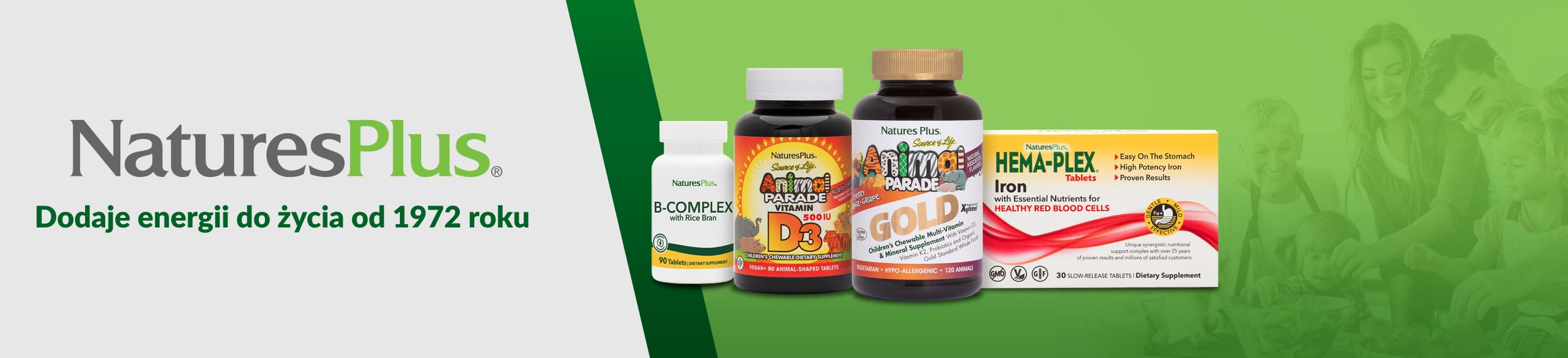 NaturesPlus, dodaje energii do życia od 1972 roku