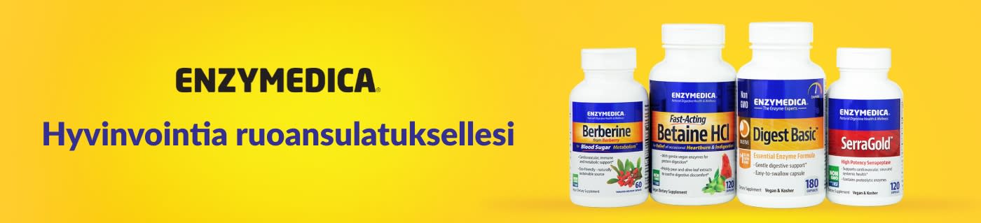 Enzymedica – hyvinvointia ruoansulatuksellesi