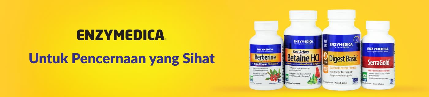 Enzymedica Untuk Pencernaan yang Sihat & Gembira