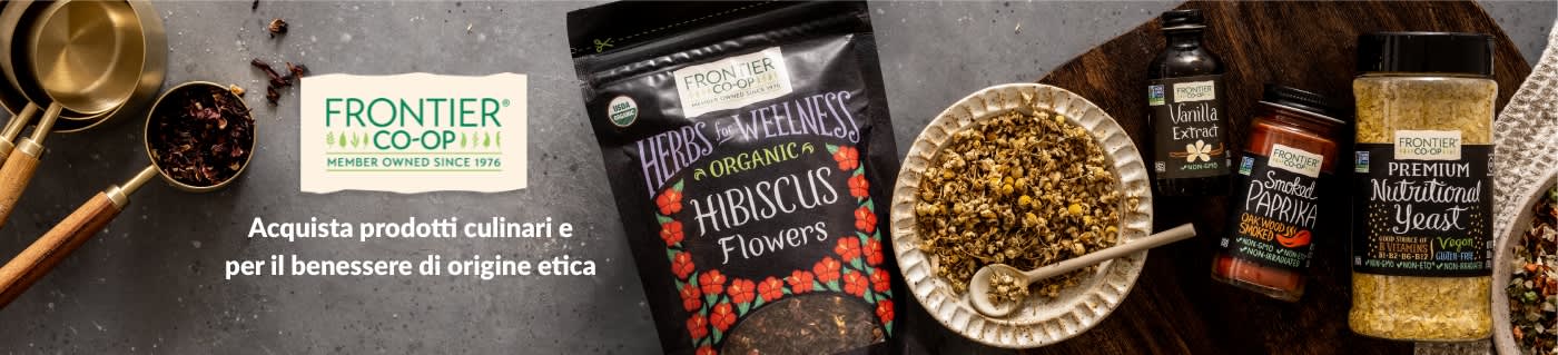 Acquista prodotti culinari e per il benessere di origine etica