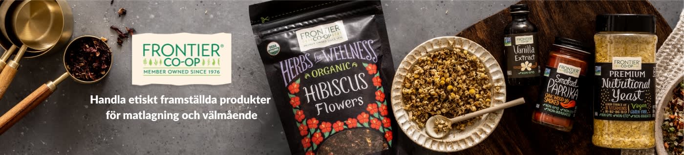 Handla etiskt framställda produkter för matlagning och välmående