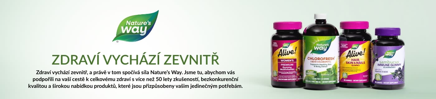 Nature's Way ZDRAVÍ VYCHÁZÍ ZEVNITŘ®