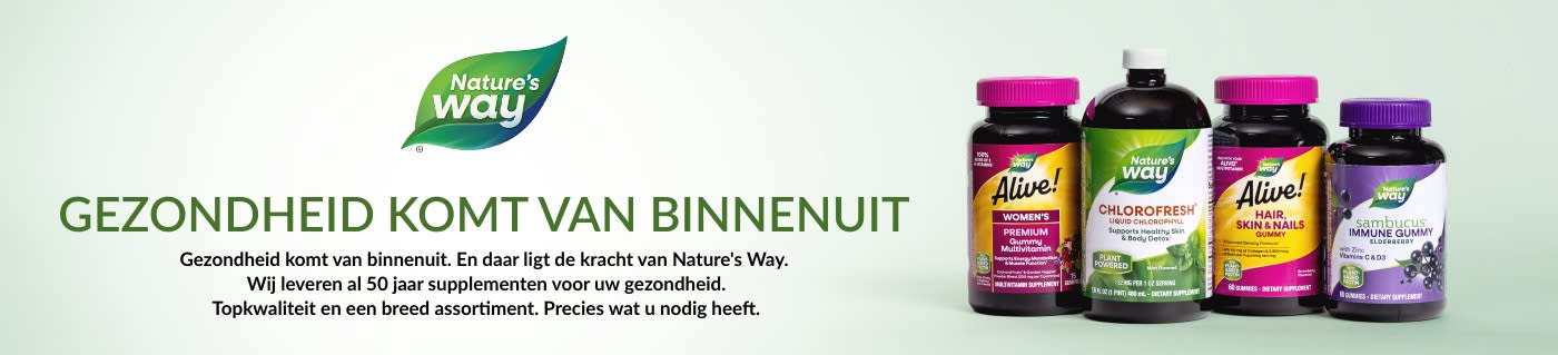 Nature's Way® GEZONDHEID KOMT VAN BINNENUIT®