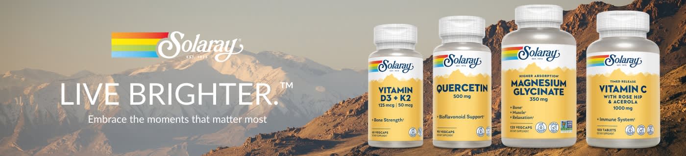 Solaray. Live Brighter.™Embrace the moments that matter most