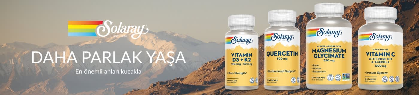 Solaray. Daha Parlak Yaşa.™ En önemli anları kucakla