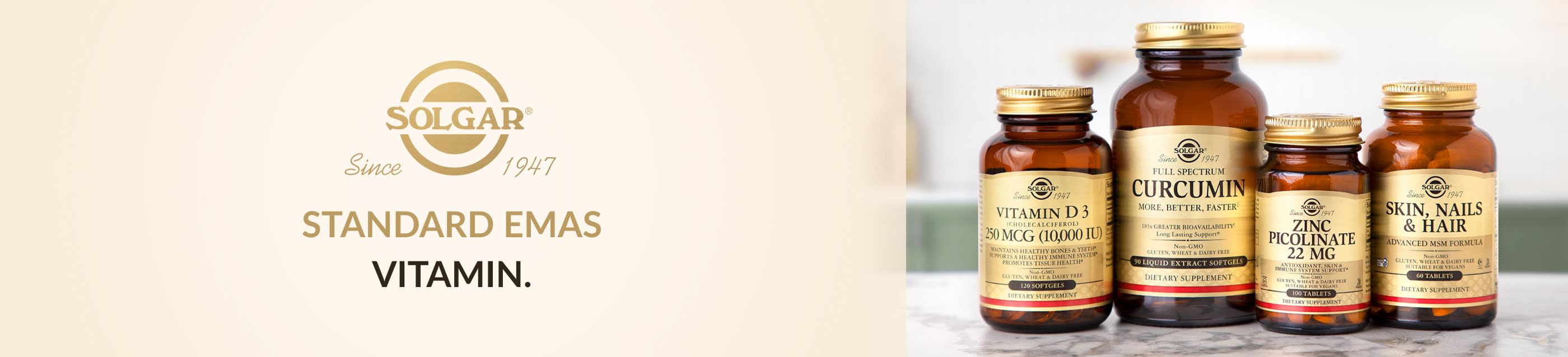 Solgar Standard Emas Vitamin.
