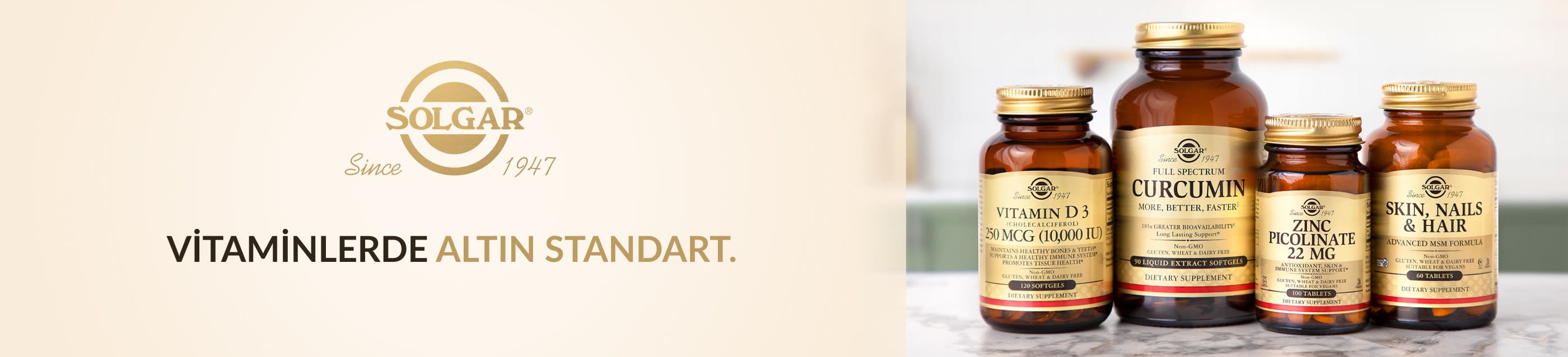 Solgar, Vitaminlerde Altın Standart.