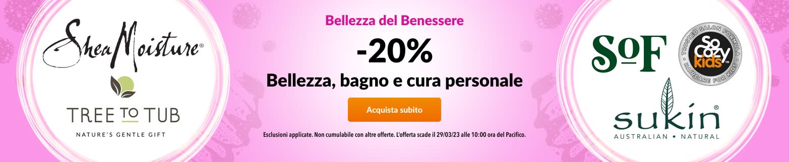 BELLEZZA E CURA PERSONALE -20%