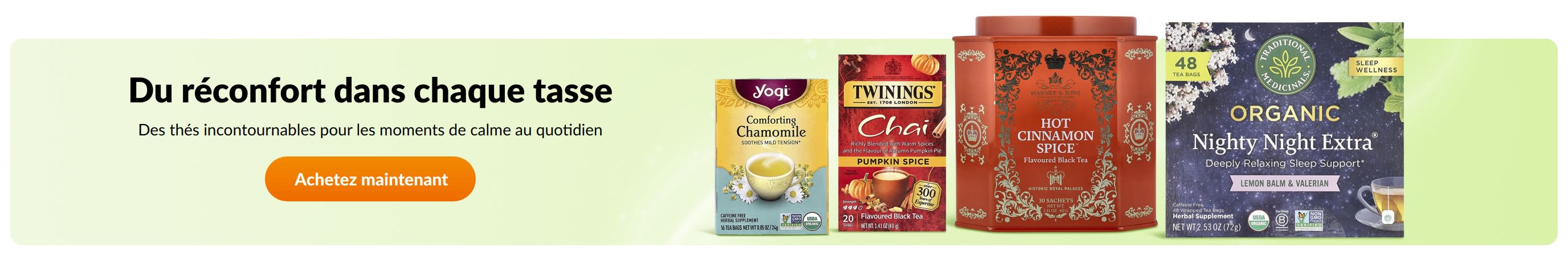 Du réconfort dans chaque tasse
