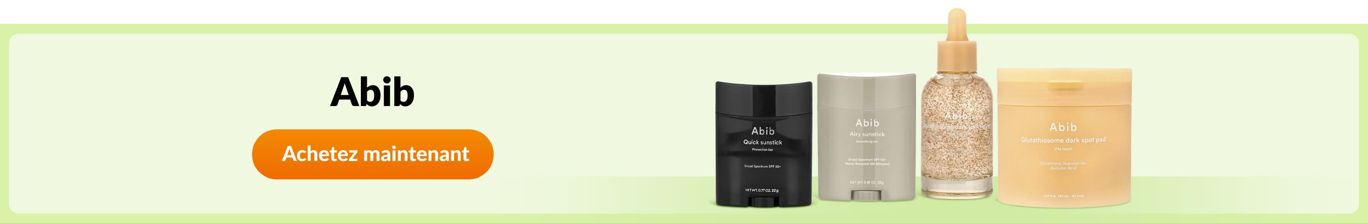 Découvrez les produits de la marque Abib.