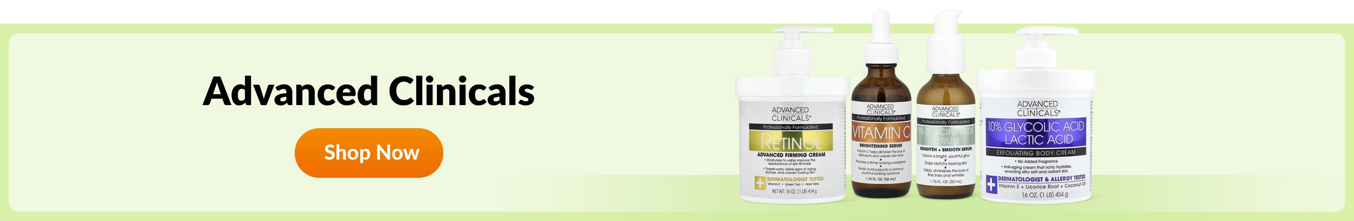 Shop products from brand Advanced Clinicals.