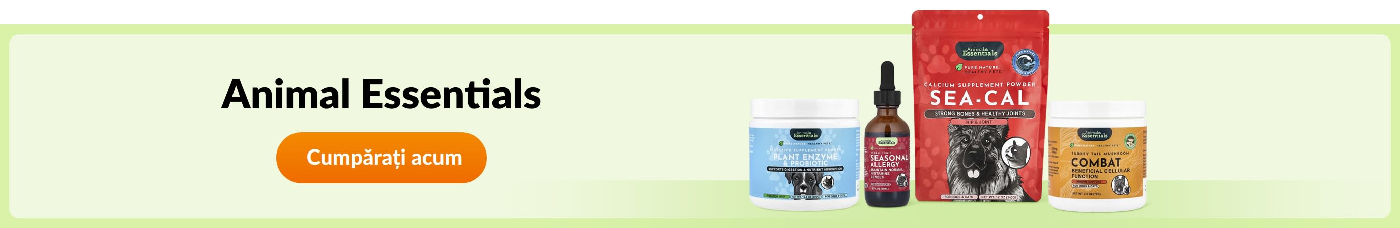 Comandați produse de la brandul Animal Essentials.