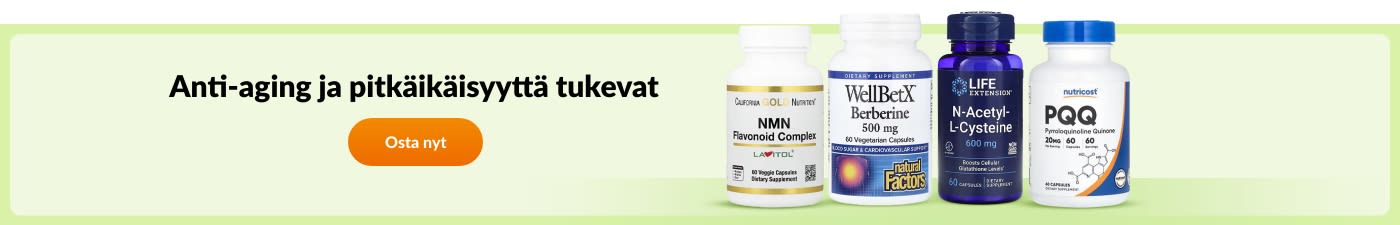 Anti-aging ja pitkäikäisyyttä tukevat