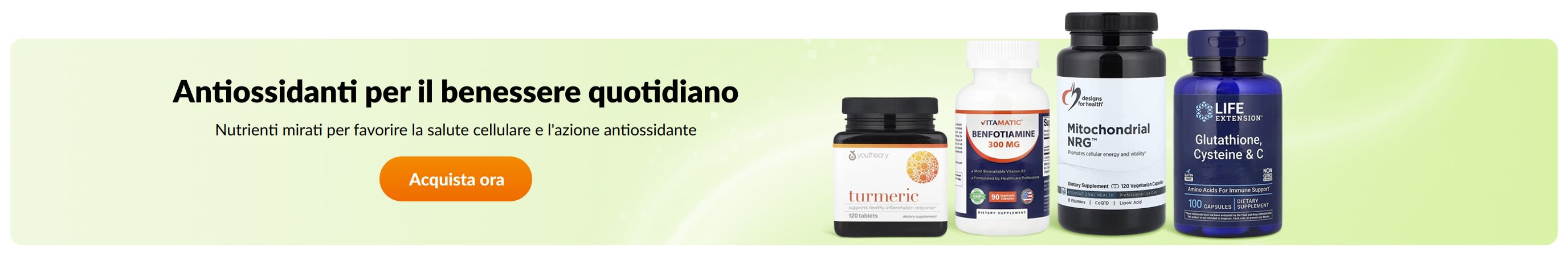 Antiossidanti per il benessere quotidiano