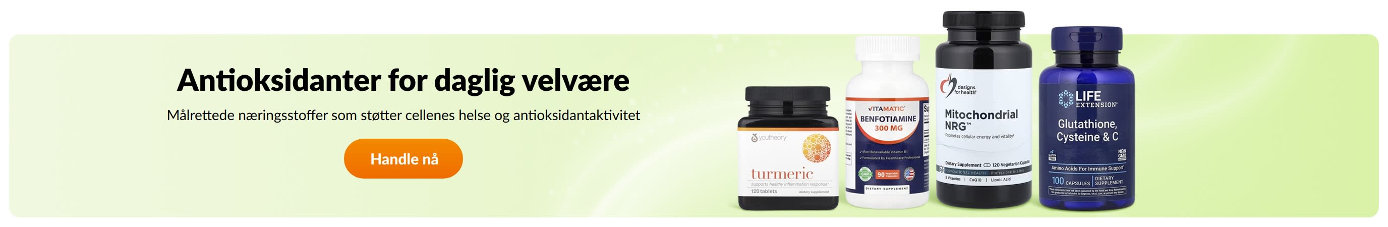 Antioksidanter for daglig velvære